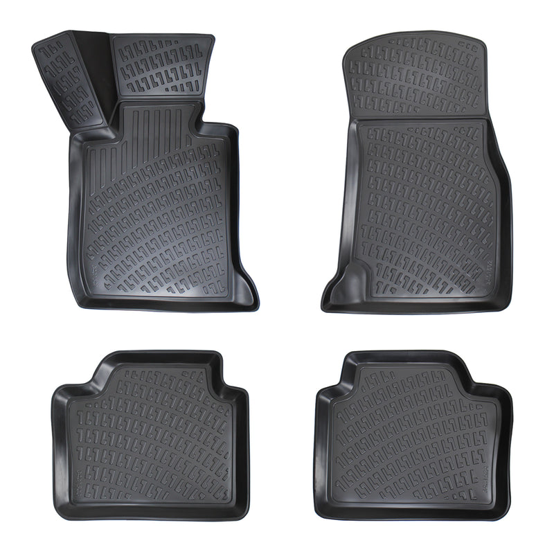Rizline 3D rubberen matten automatten vloermatten compatibel met BMW 3 SERIES F30 2012-2019 passende met hoge rand ca. 5 cm